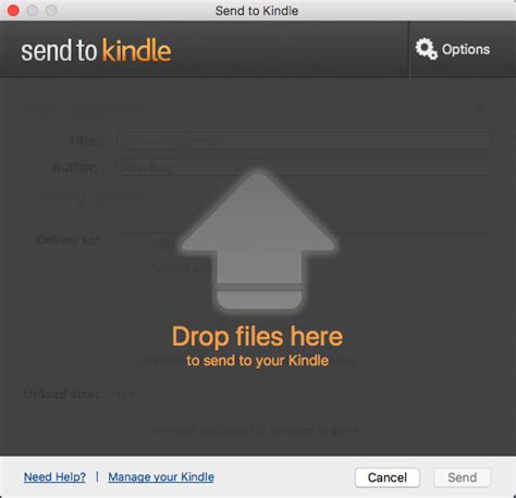 send to kindle desktop application